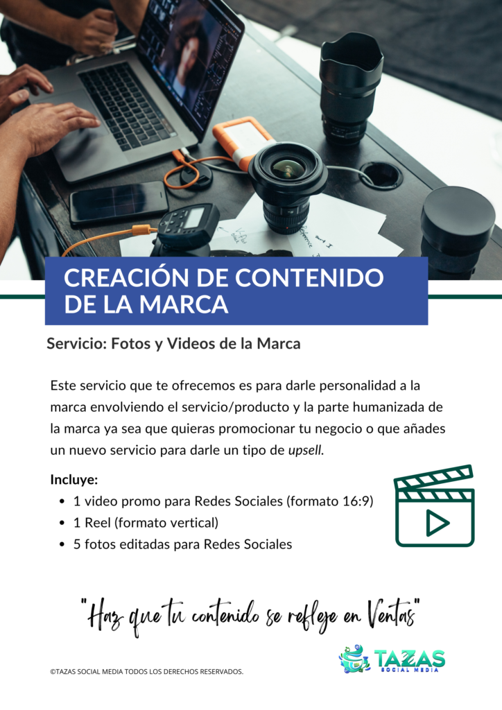 creacion de contenido de la marca